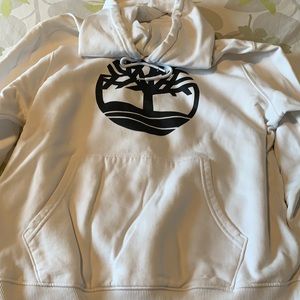 White Timberland Hoodie